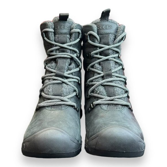 KEEN Women’s Size 6 M Greta Waterproof Insulated Boot 1026596 Black Wool - Picture 2 of 8